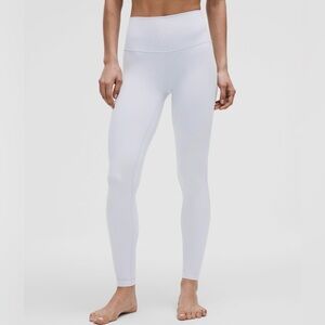 LULULEMON White Align Leggings 28”